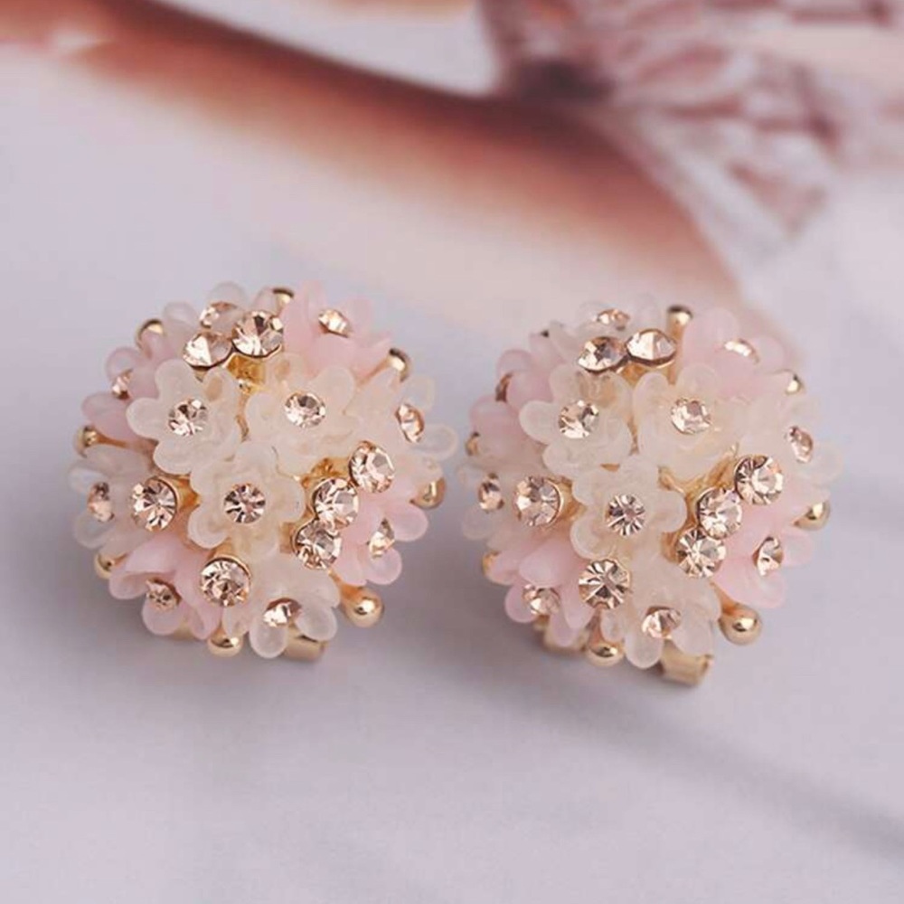 Flower bouquet earrings